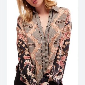 Free People Virgo Bay Button Shirt